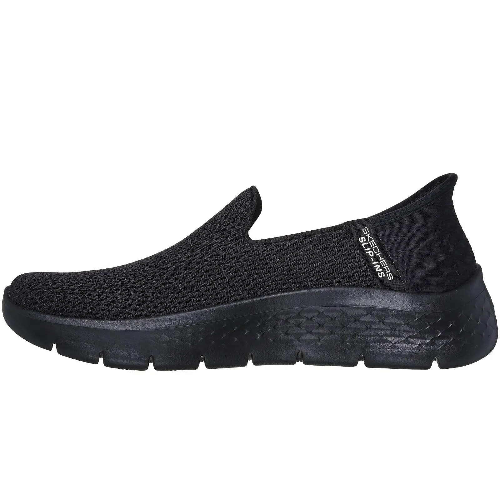 Skechers Womens Go Walk Flex Slip-ins Trainers - All Black