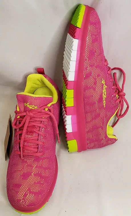 Spicy -- Full Sole Dancesneaker -- Fuschia/Yellow