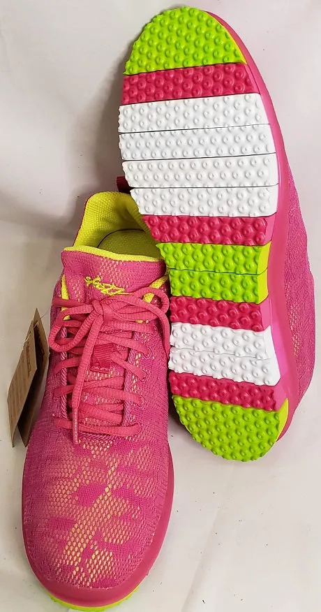 Spicy -- Full Sole Dancesneaker -- Fuschia/Yellow