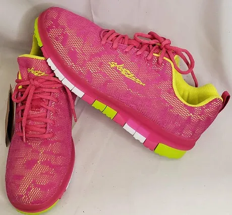 Spicy -- Full Sole Dancesneaker -- Fuschia/Yellow