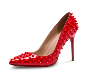 Spikes Red Sole High Heel Pumps