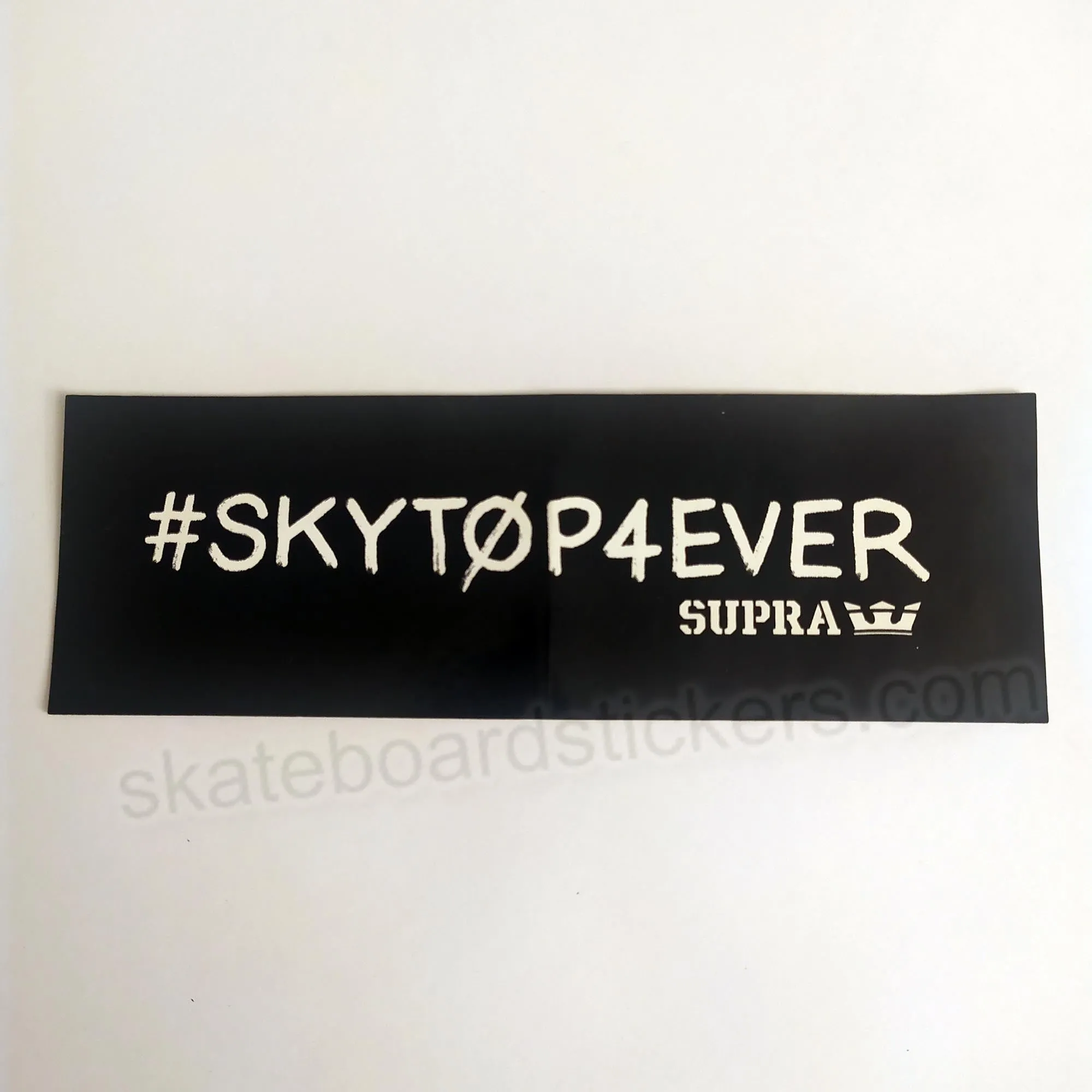 Supra Footwear Skateboard Sticker #SKYTOP4EVER