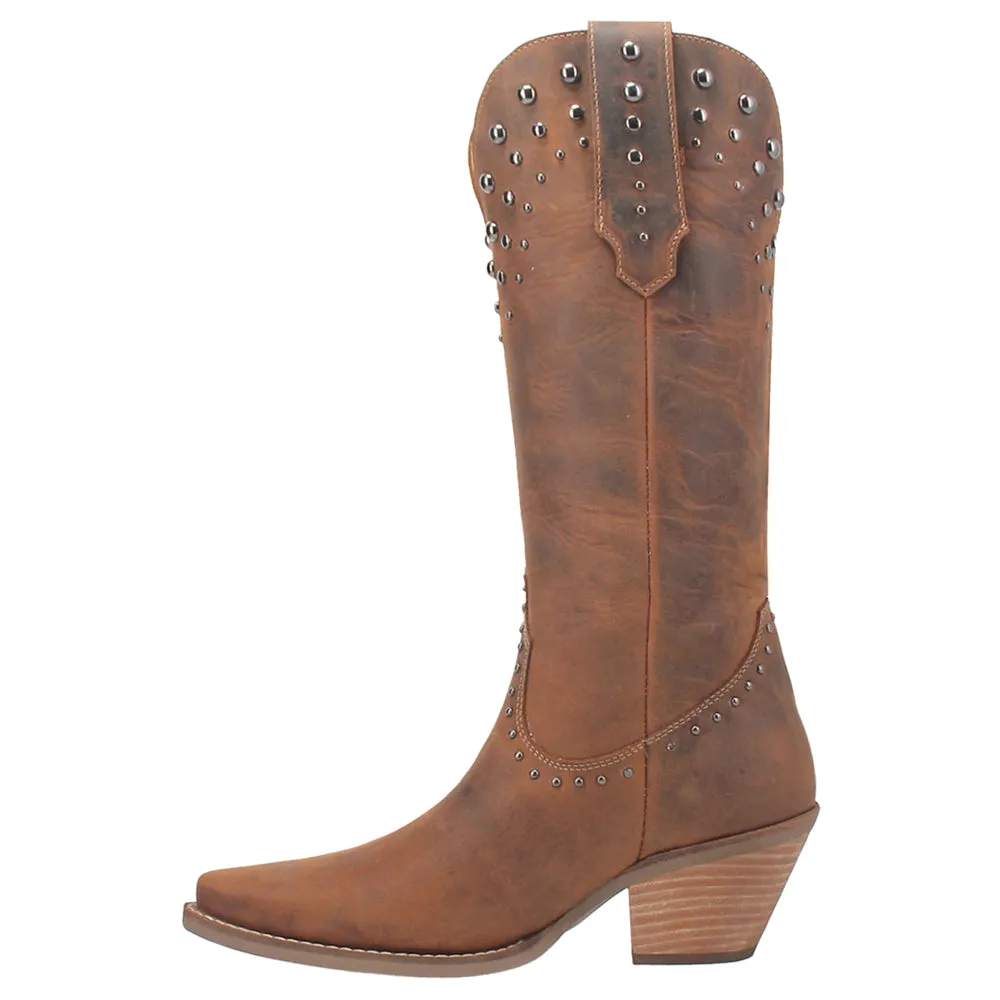 Talkin' Rodeo Studded Snip Toe Cowboy Boots