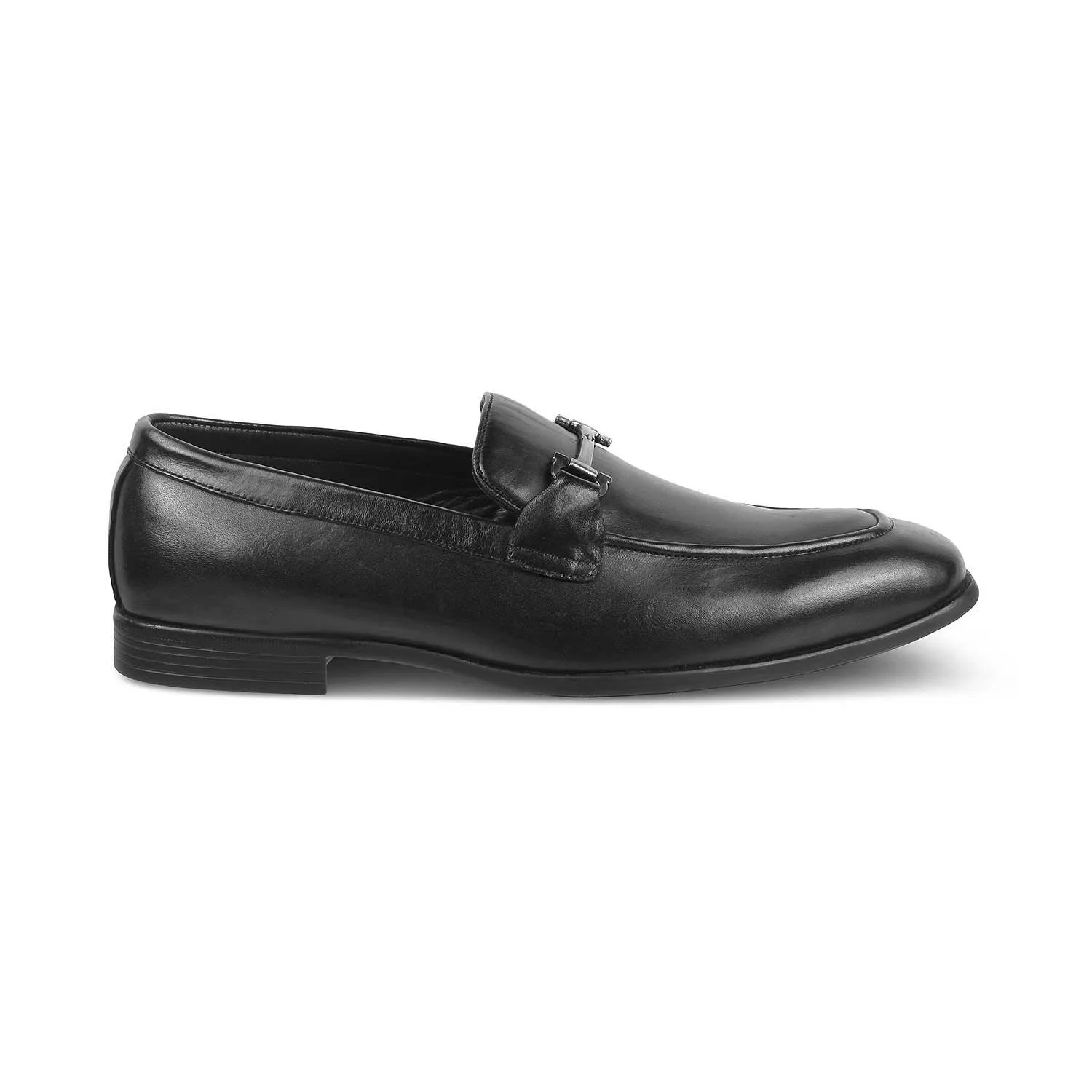 The Yobaa Black Men's Leather Loafers Tresmode