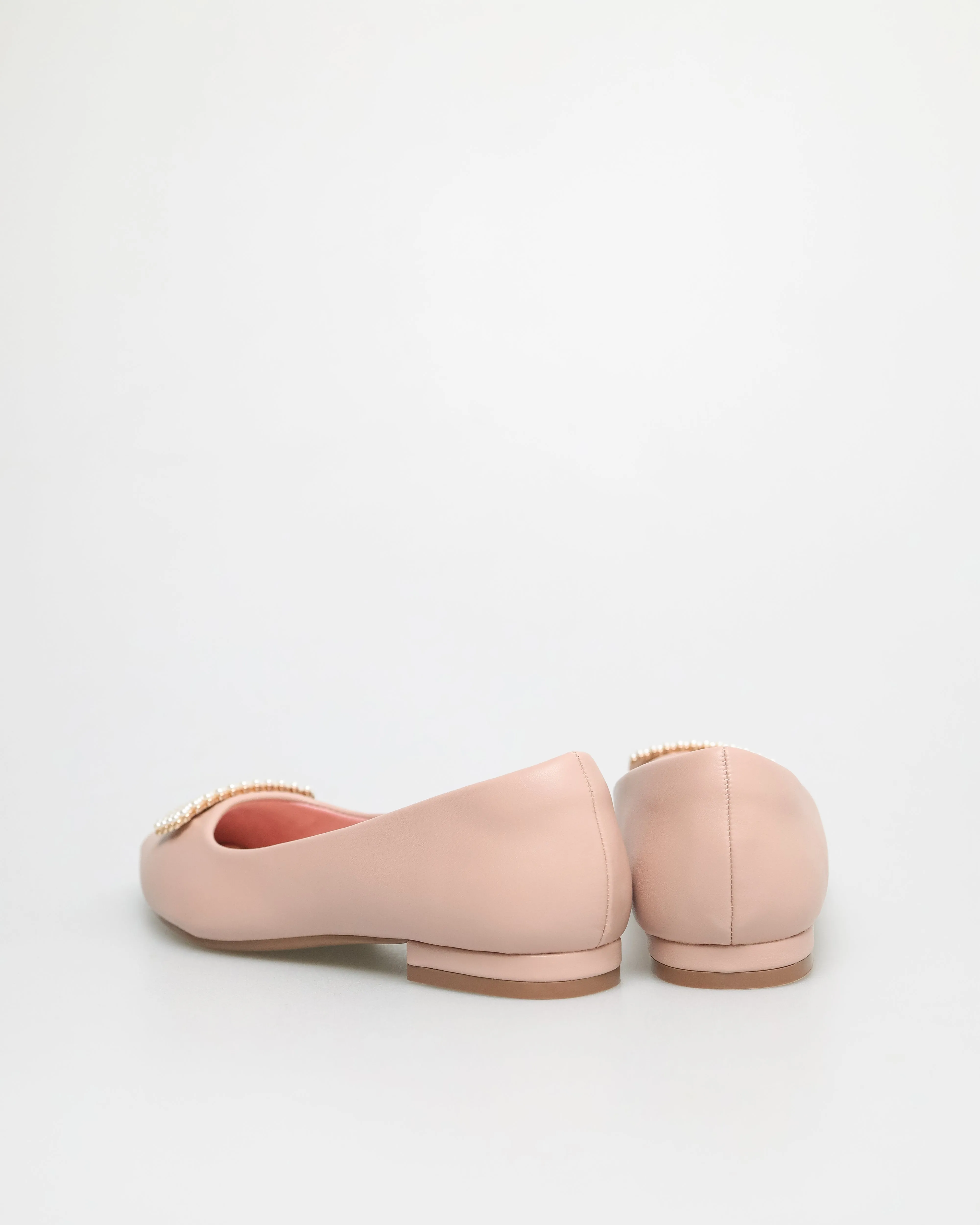 Tomaz NN201 Ladies Pointed-Toe Flats (Pink)