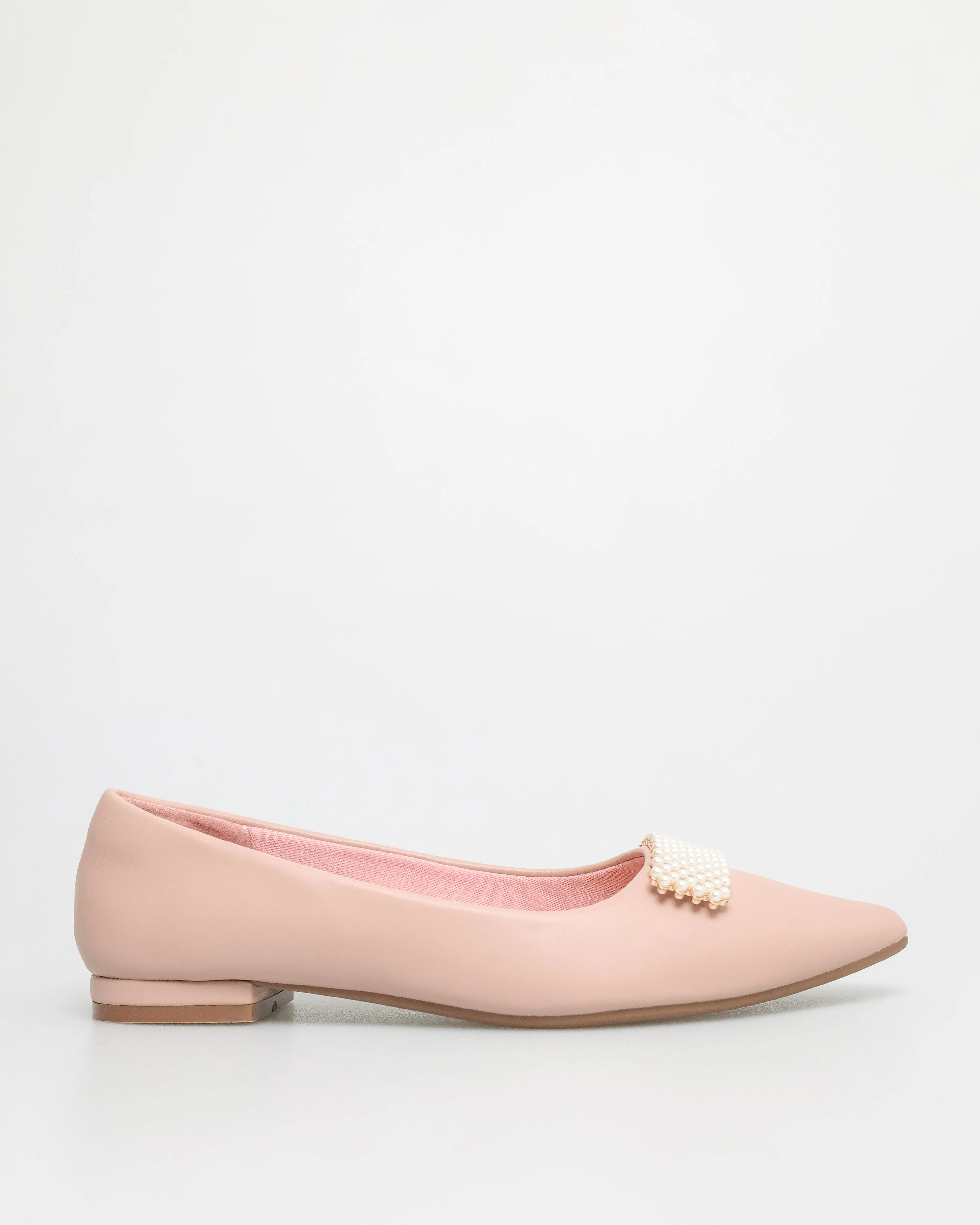 Tomaz NN201 Ladies Pointed-Toe Flats (Pink)