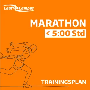 Trainingsplan Marathon unter 5:00 Stunden