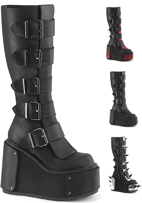 TRANSFORMER-800 [Black] | PLATFORM BOOTS [PREORDER]