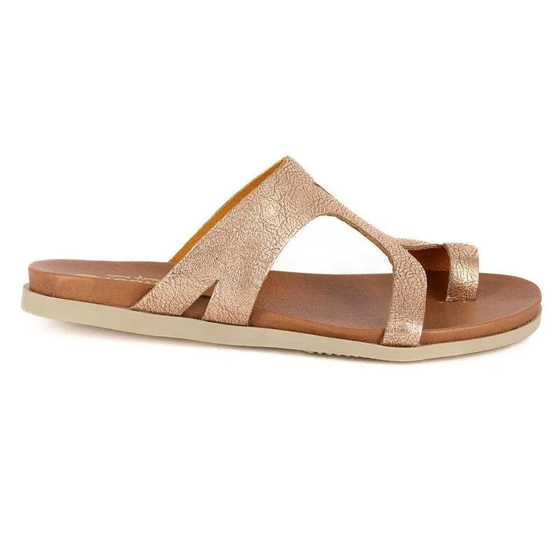 Tsonga Zawadi Leather Sandals - Rose Gold