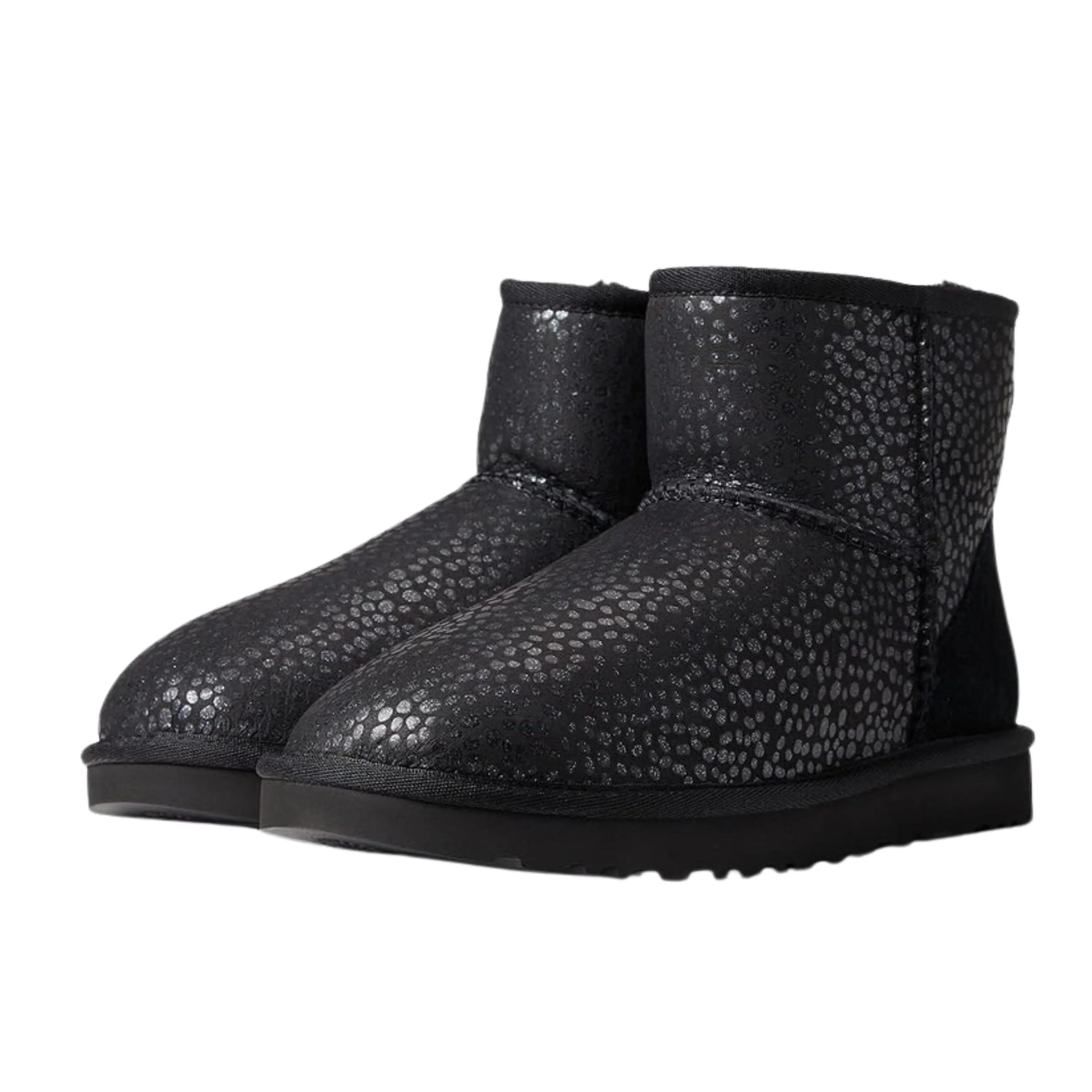 UGG - Classic Mini Sparkle black ankle boot