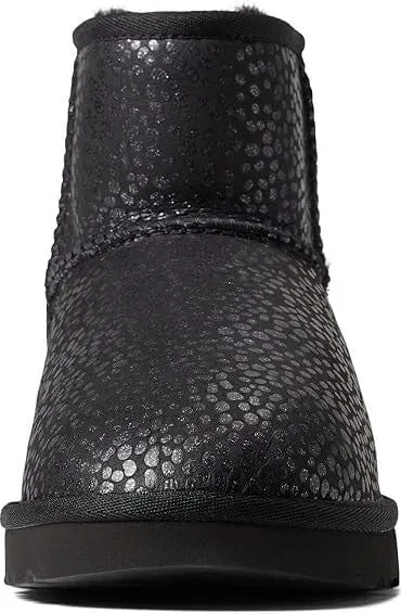 UGG - Classic Mini Sparkle black ankle boot