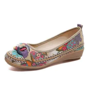 US Size 5-11 Embroidery Loafers For Wome