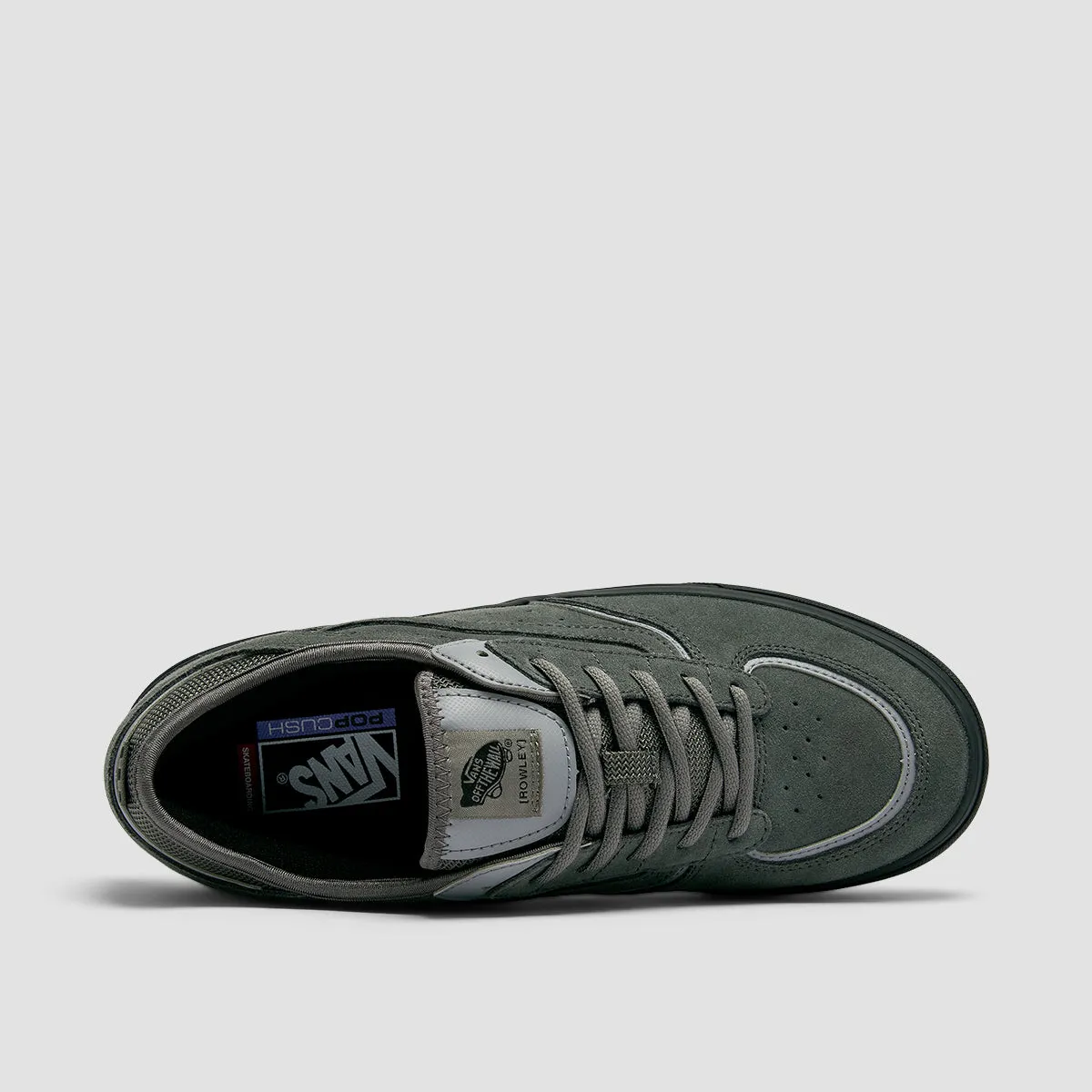 Vans Skate Rowley Shoes - Suede Charcoal/Black