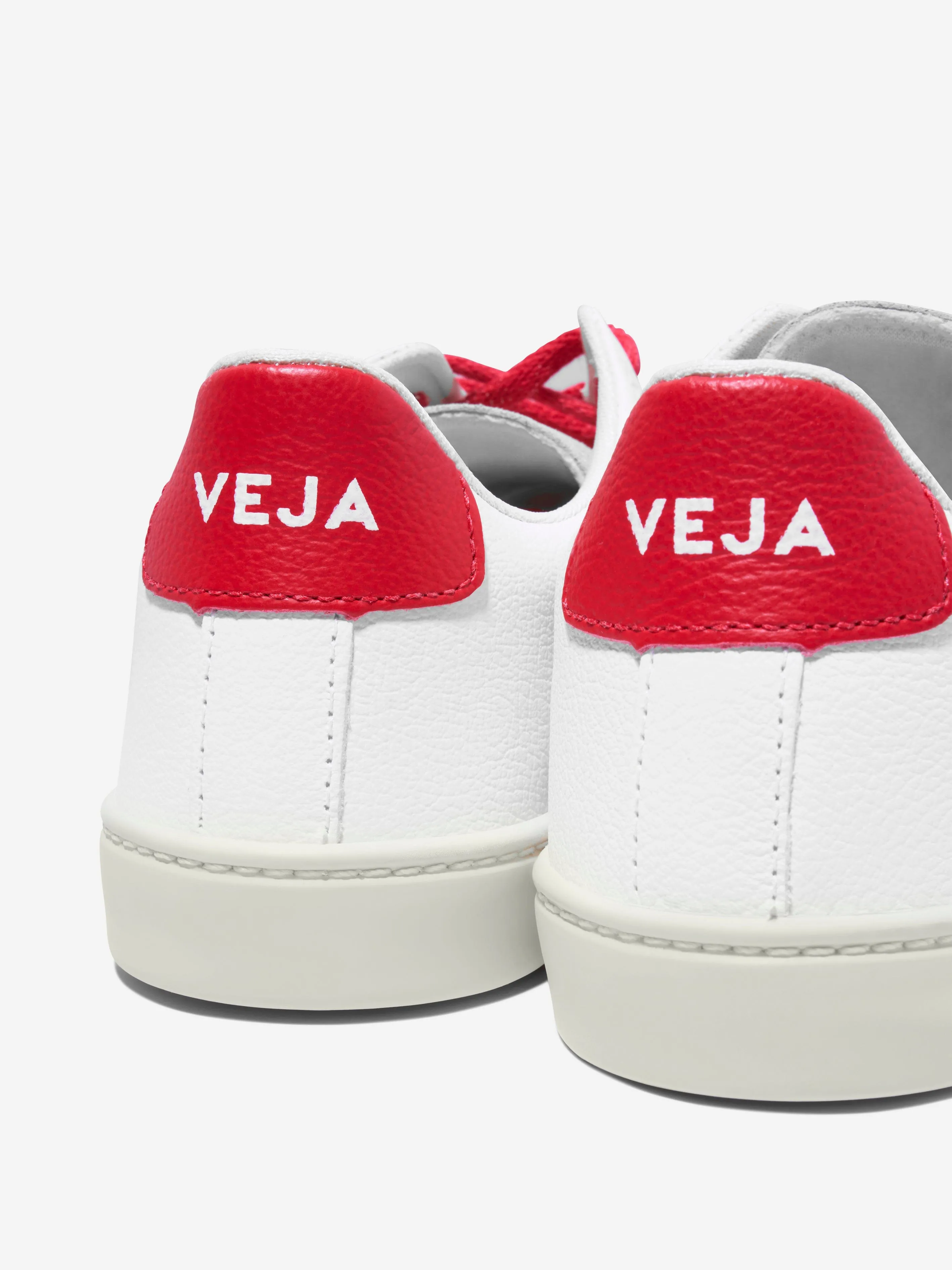 Veja Kids Small Esplar Lace Up Trainers in White