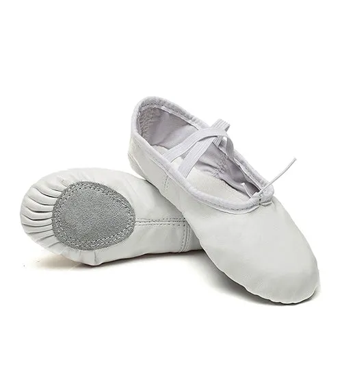 Woman's Classic Yoga Leather Ballet Dancing Shoes