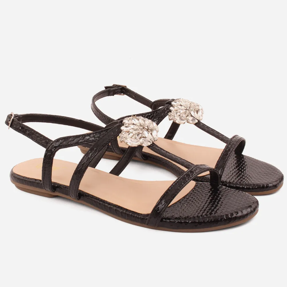 Women "AXEL" Back strap Flat Sandals