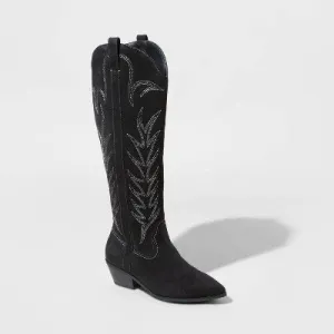 Women's Sommer Stitch Wide Calf Western Boots - Universal Thread