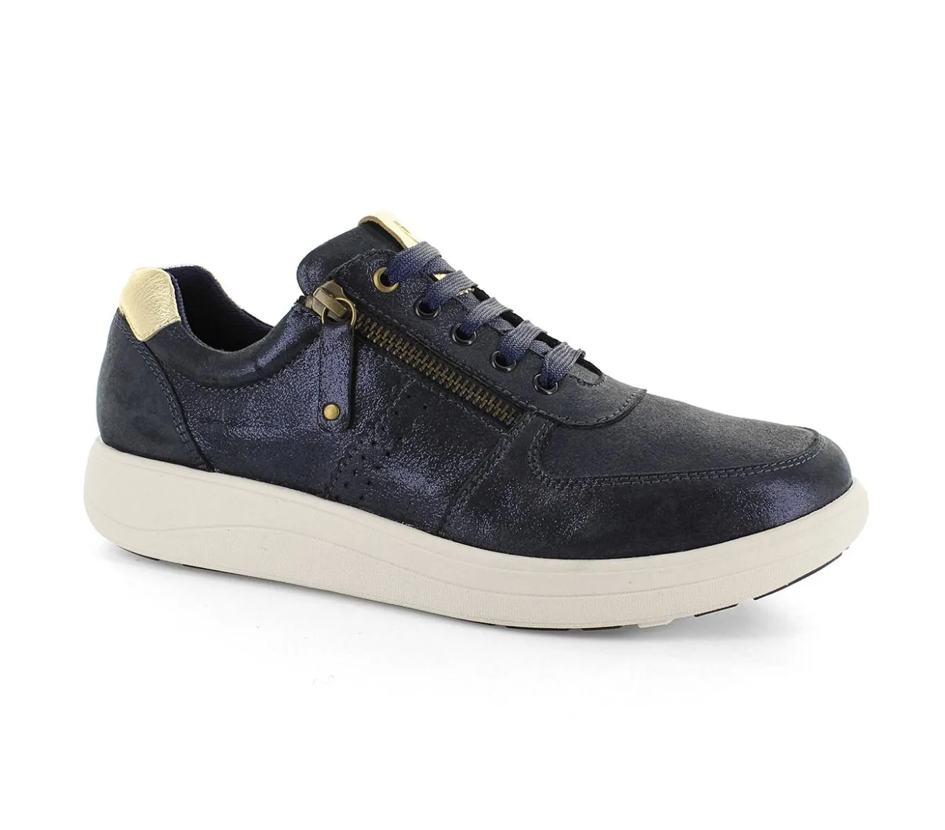 Women's Strive Footwear | Luxurious Madison Sneaker | Navy Sparkle