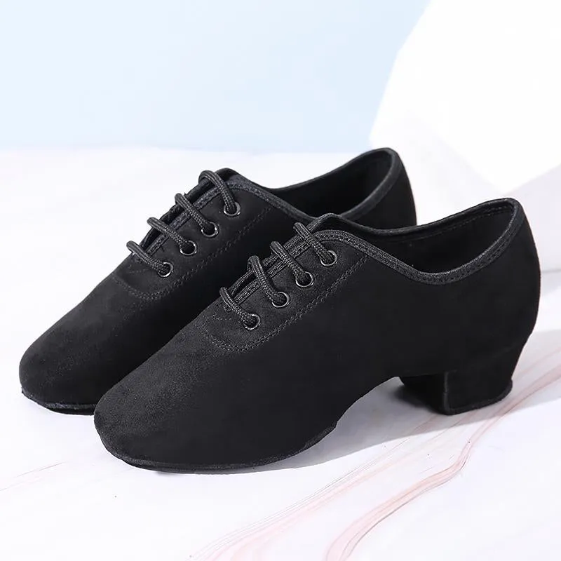 Women's Suede 3.5cm  Heel Teaching & Practice Shoes Ballroom Dance Shoes