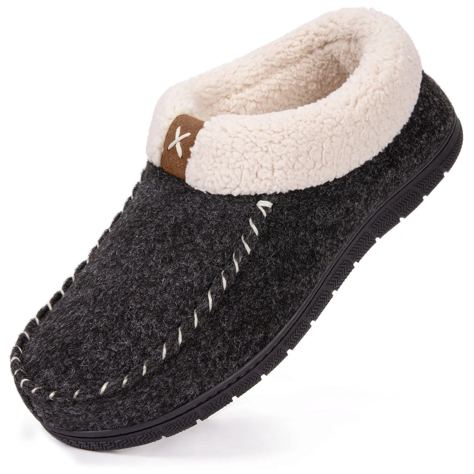 Women's Wool Felt Hi-Top Moccasin Slippers