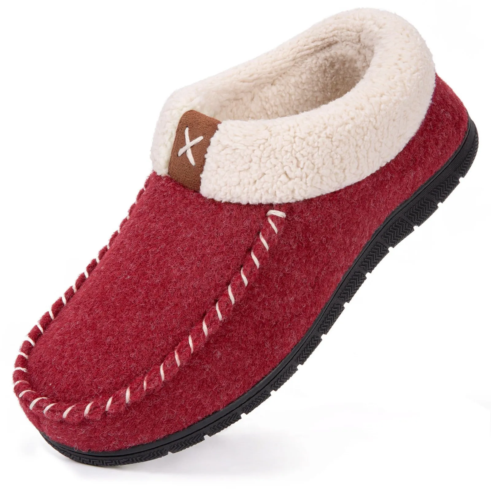 Women's Wool Felt Hi-Top Moccasin Slippers