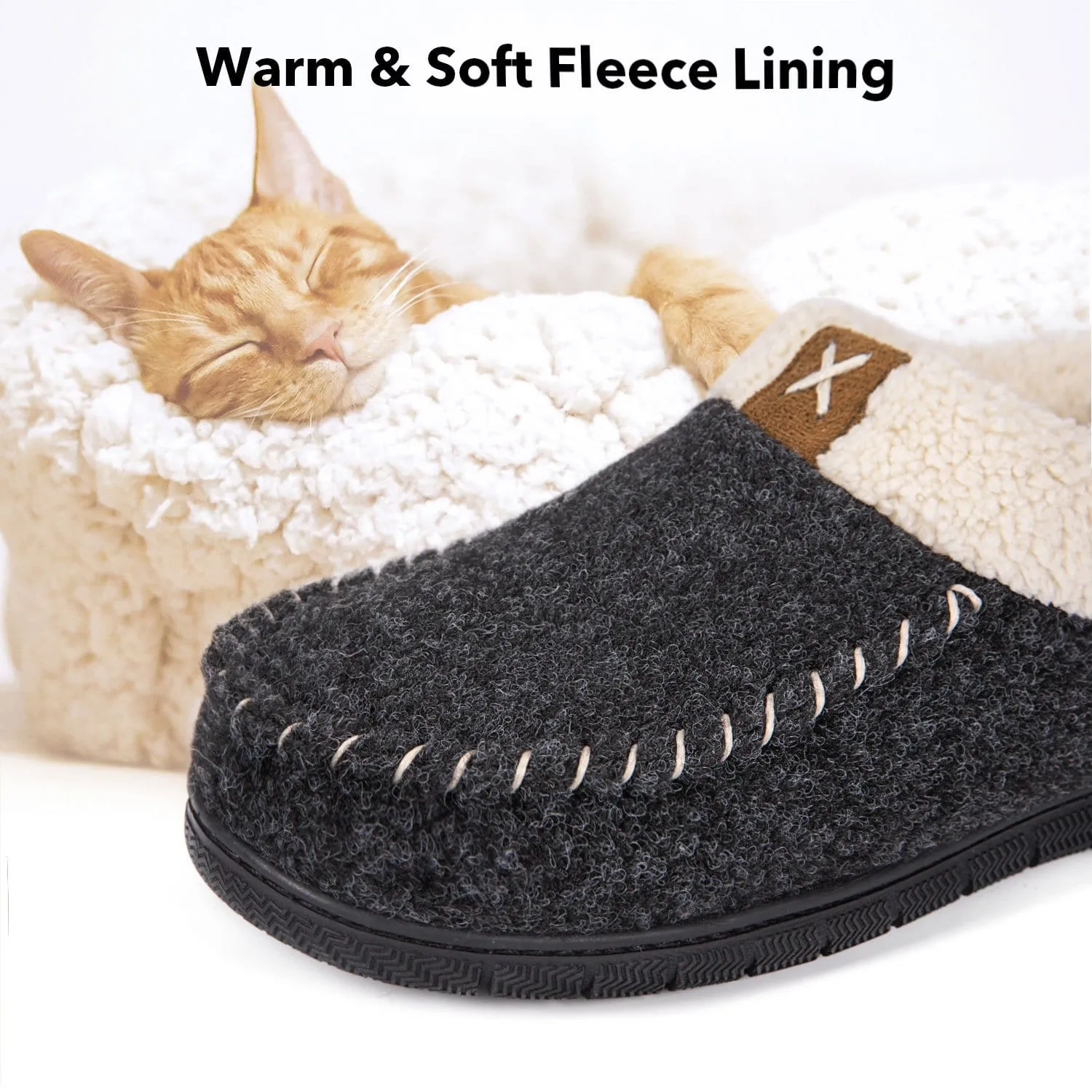 Women's Wool Felt Hi-Top Moccasin Slippers