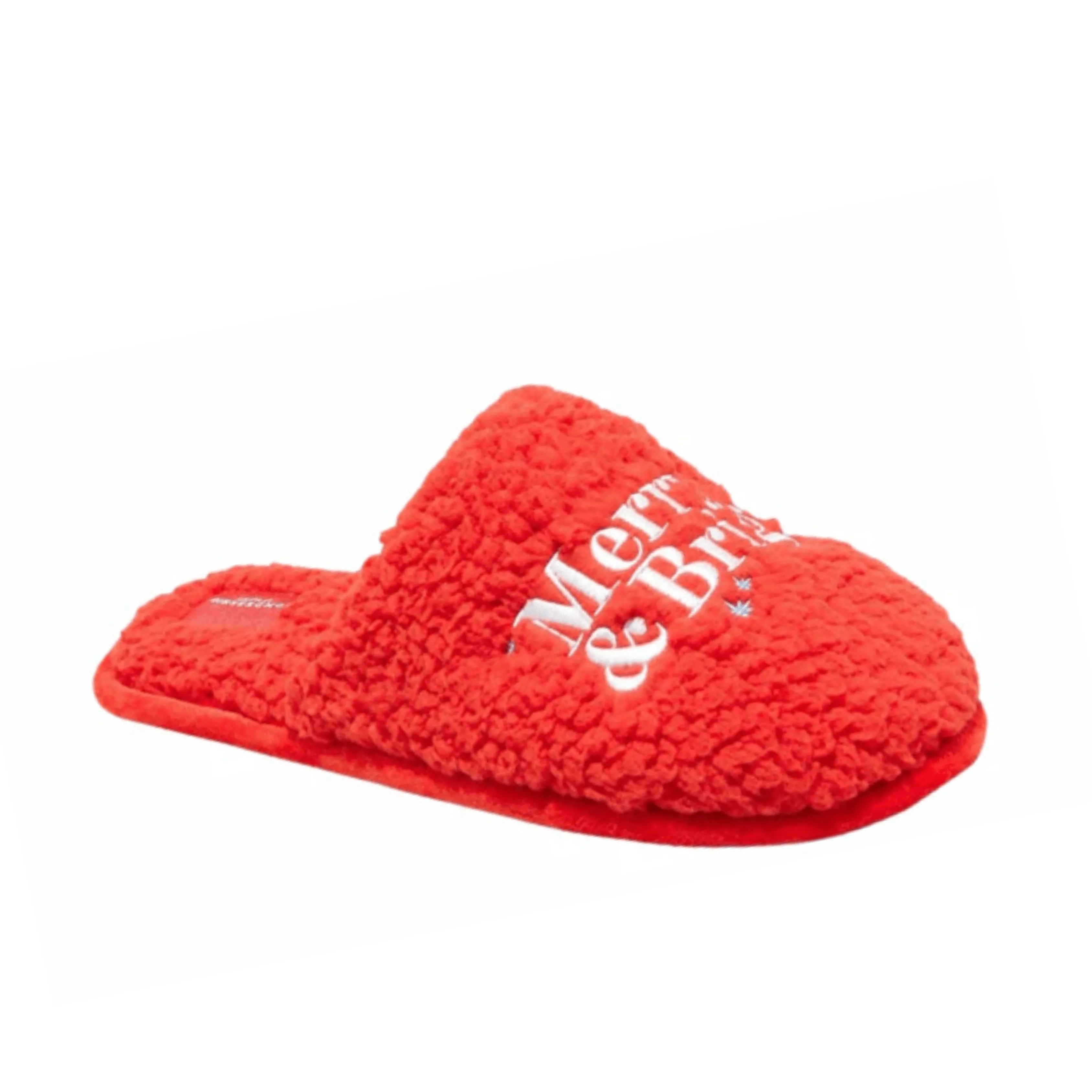 WONDERSHOP -  Holiday Merry & Bright Scuff Slippers