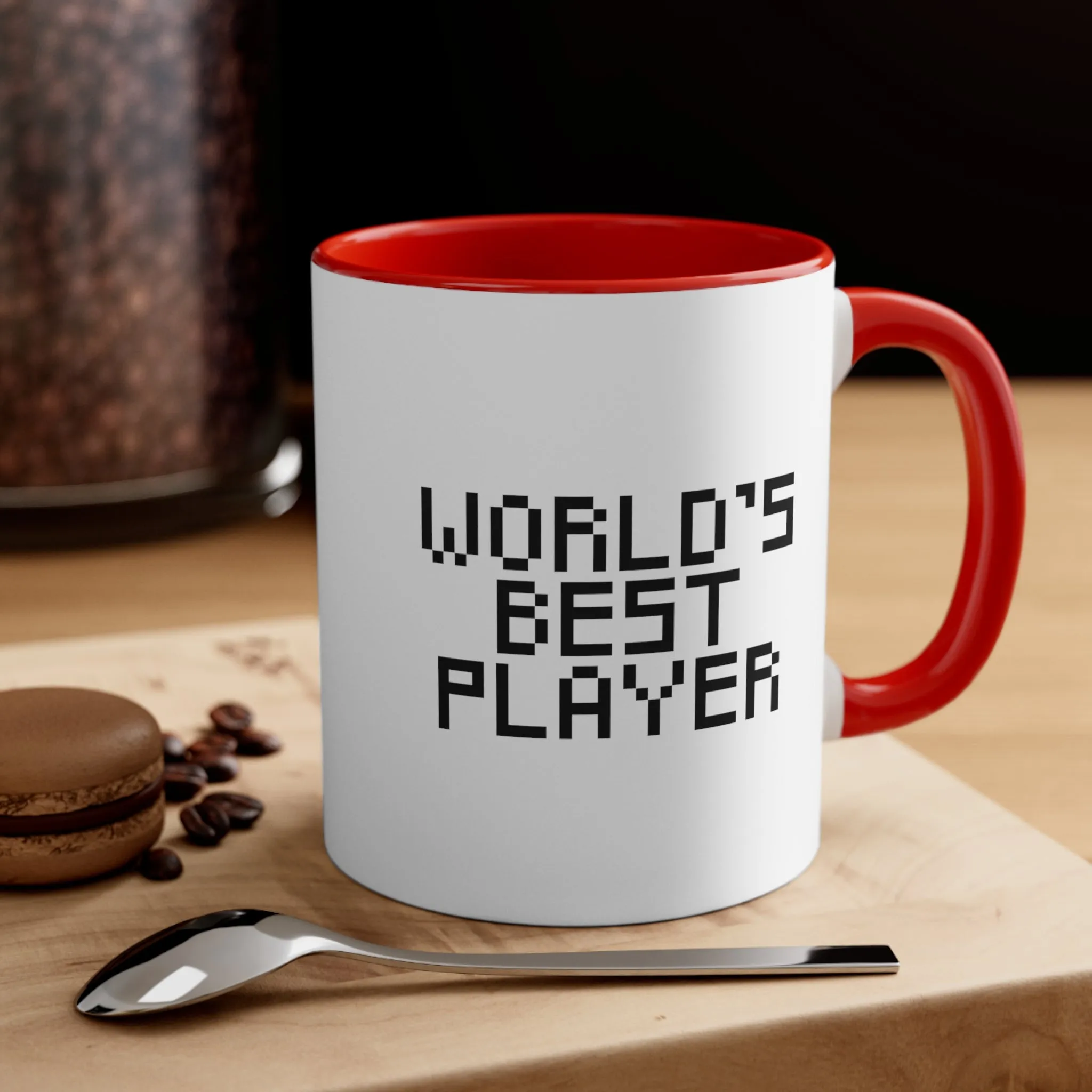 World's Best Player Accent Coffee Mug, 11oz